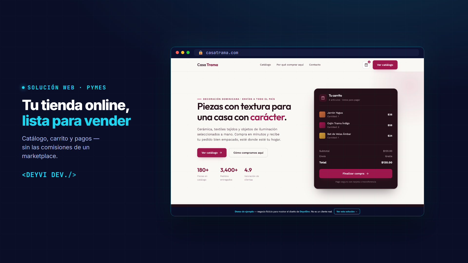 Express e-commerce for SMBs